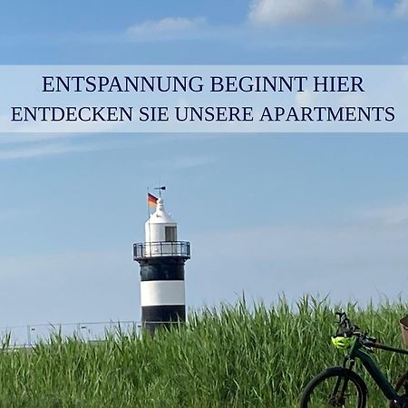 Haus Krabbe Apartments, Zentral Gelegen Im Idyllischen Nordseeort Zwischen Bremerhaven Und Cuxhaven, Hunde Kostenfrei Willkommen, Hauseigene Kostenfreie Parkplaetze ヴレーメン エクステリア 写真